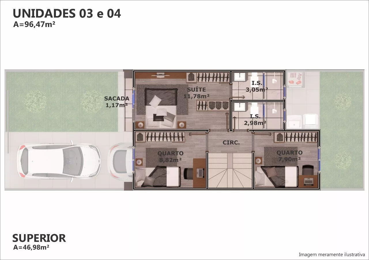 Sobrado à venda com 3 quartos, 96m² - Foto 13