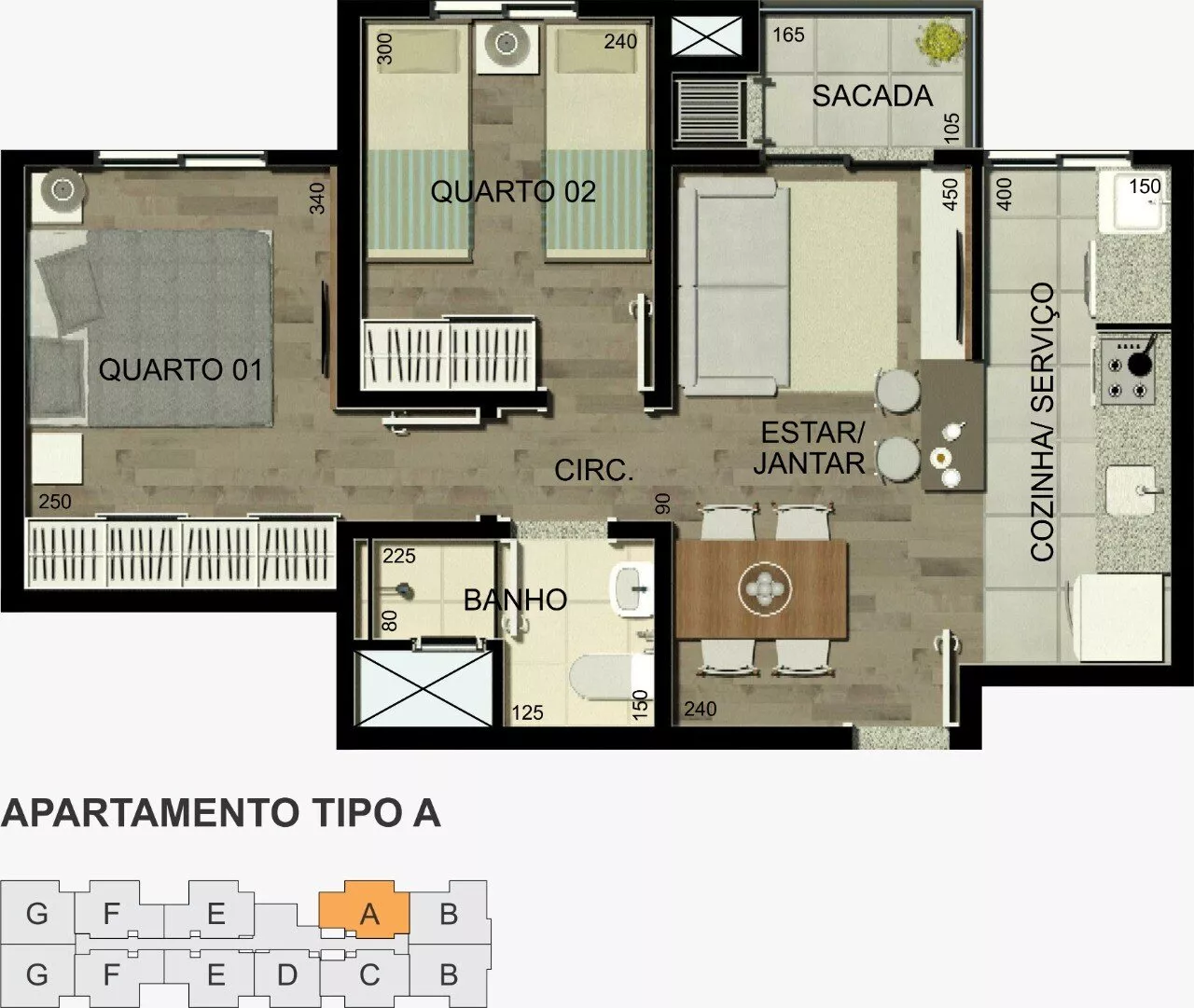 Apartamento à venda com 2 quartos, 47m² - Foto 10