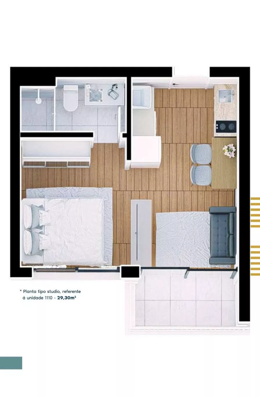 Apartamento à venda com 1 quarto, 41m² - Foto 27