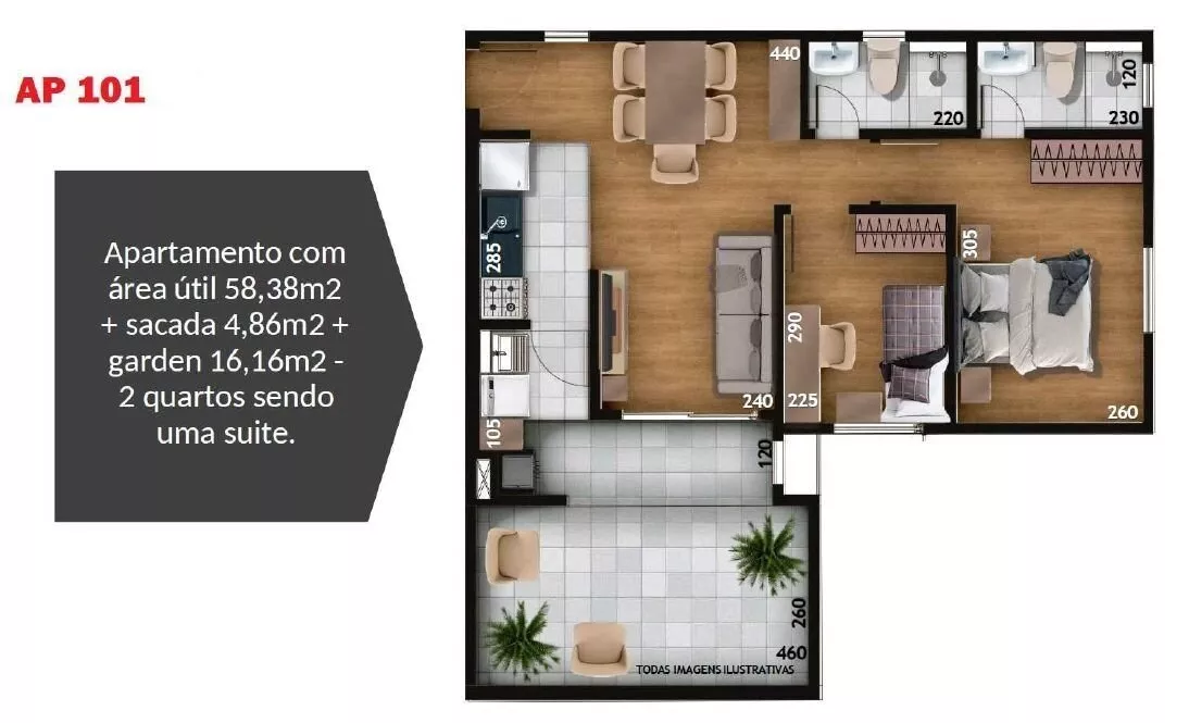 Apartamento à venda com 2 quartos, 63m² - Foto 15