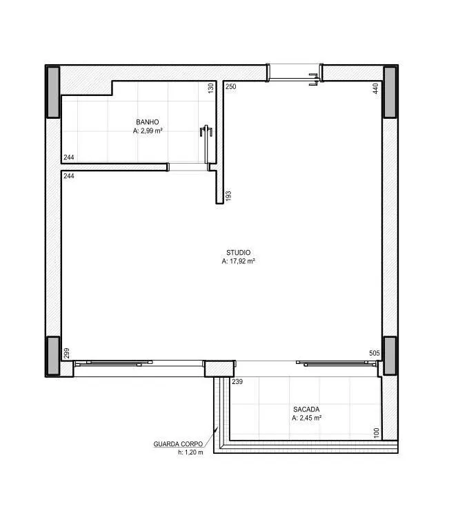 Apartamento à venda com 1 quarto, 41m² - Foto 28