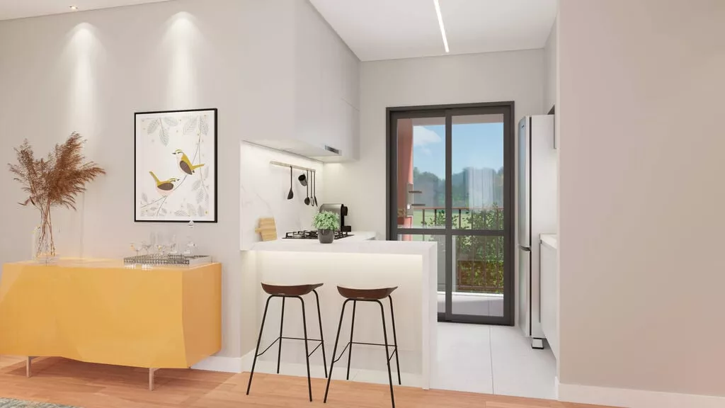 Apartamento à venda com 1 quarto, 34m² - Foto 4