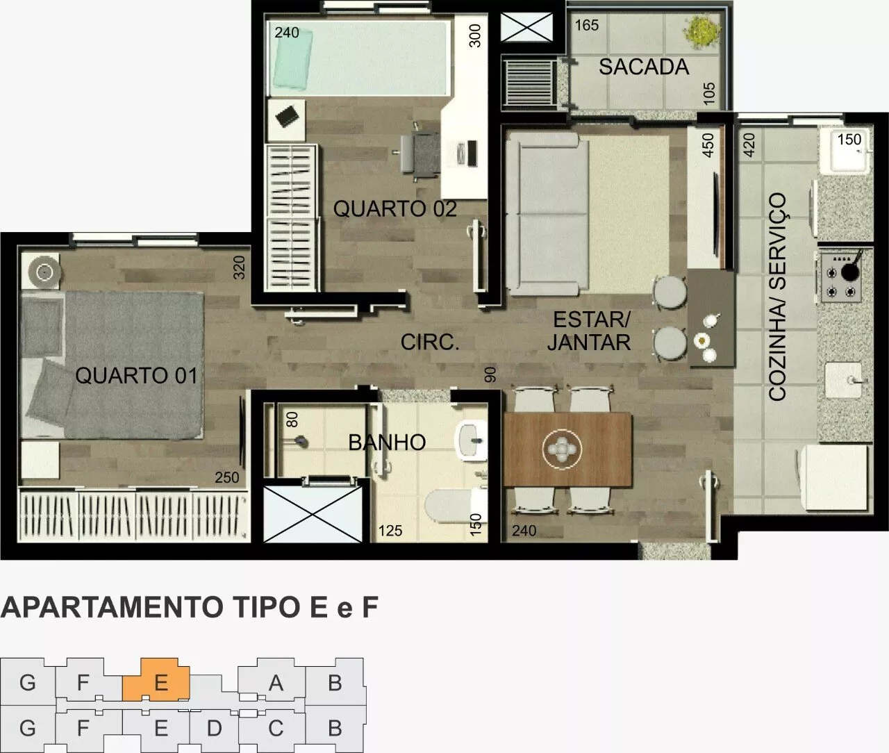 Apartamento à venda com 2 quartos, 47m² - Foto 11