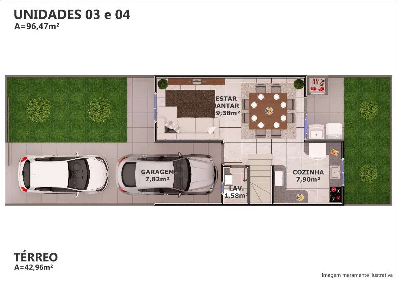 Sobrado à venda com 3 quartos, 96m² - Foto 12