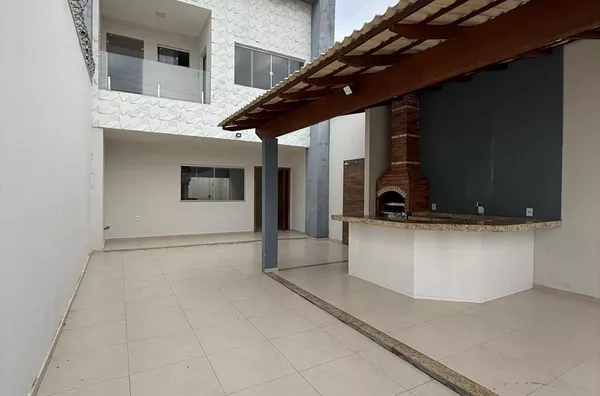 Casa com duas suítes, área gourmet, garagem, Bosque da Praia, Guriri Sul, São Mateus-ES