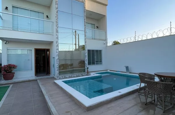 Casa mobiliada, 3 suítes, 2 banheiros, com placa solar, poço artesiano, piscina aquecida, Jacuí ll,  Aviação, São Mateus-ES