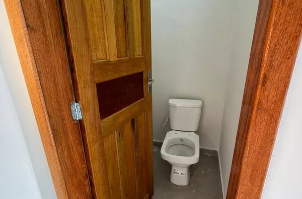 Lavabo externo do prédio