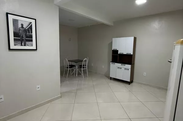 Apartamento para aluguel mobiliado,  dois quartos, sala/cozinha, área de serviço e garagem para moto, incluso água e internet, Guriri Sul, São Mateus-ES