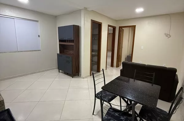 Apartamento para aluguel mobiliado,  dois quartos, com garagem para moto,  incluso água e internet, rua 08, Guriri Sul, São Mateus-ES