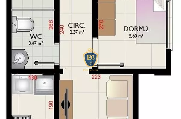 Apartamento para venda,  Edifício Rio Tevere, Jardim Carvalho, Ponta Grossa