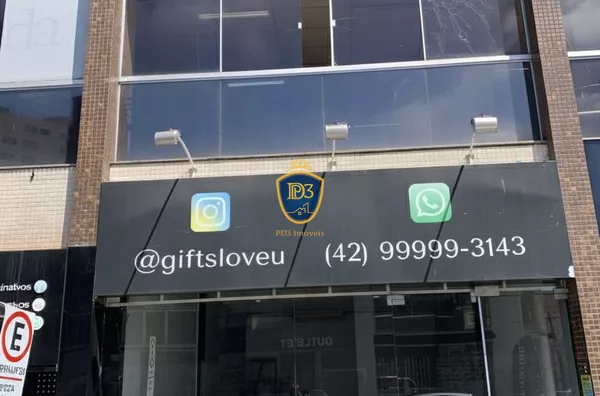 Sala comercial para aluguel,  Centro, Ponta Grossa
