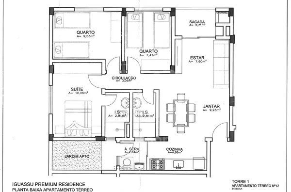 Cond Iguassu Premium Residence, Apartamento para venda,  03 quartos, Foz do Iguaçu