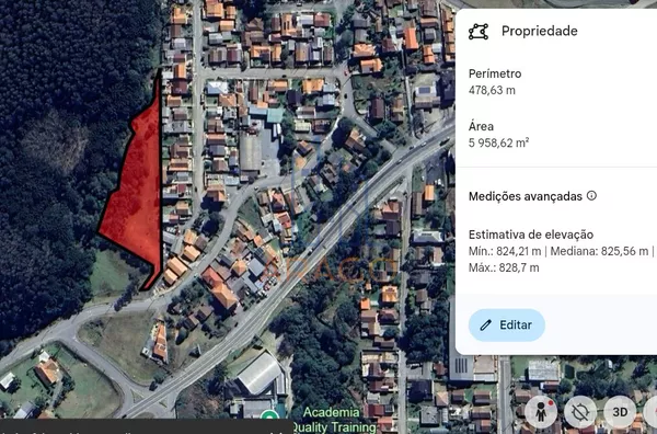 02 Unidades de Terreno (Frente para Rua),  Localizado no Bairro Cruzeiro, São Bento Do Sul - Próximo Univille 