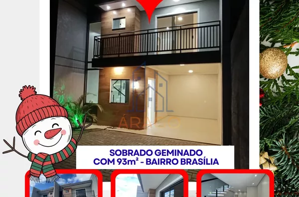 VENDE-SE SOBRADOS – Bairro Brasília | São Bento do Sul - SC