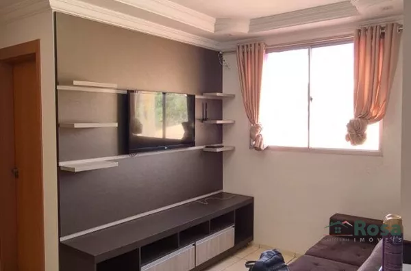 Apartamento mobiliado para venda no Condomínio Parque Chapada do Sol em Várzea Grande - Foto 3