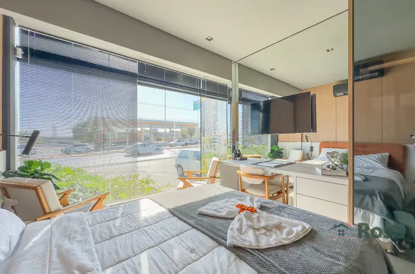 Apartamento Studio para Venda, Com 1 Dormintório Sendo 1 Suíte ou 2 Dormitórios Sendo 1,  no MOOV SMART HOME, Cuiabá. - Foto 5