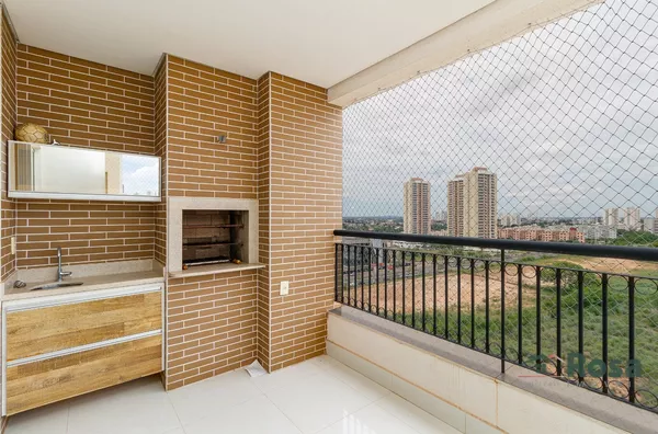 Apartamento à Venda Mobiliado com 3 Suíte(s) no Condomínio Pantanal II, ao lado do Shopping Pantanal, Cuiabá. - Foto 6