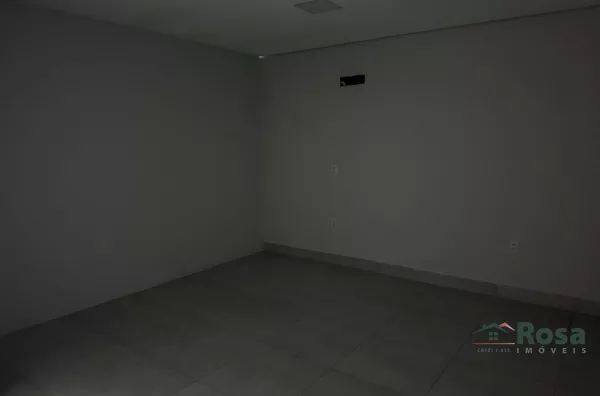 Sala feita com divisão de drywall