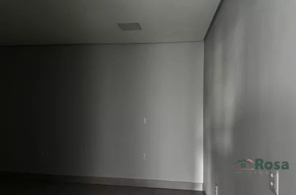 Sala feita com divisão de drywall