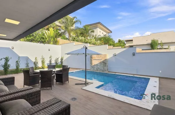 Casa de Alto Padrão no Condomínio Villa Jardim com 3 Suítes, Piscina Privativa e Espaço Gourmet - Foto 25