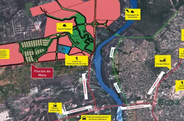 Terreno residencial Bairro Petropolis VG,  em frente ao Florais da Mata, Várzea Grande - Foto 5