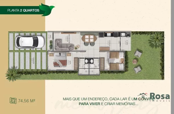 Casa em condomínio para venda, 2 quarto(s),  Parque Cuiabá, Cuiabá - Foto 3