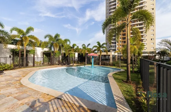 Apartamento Andar Alto, Completo e Decorado no Condomínio Alvorada