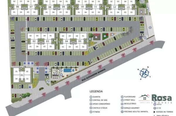 Planta do cond.
