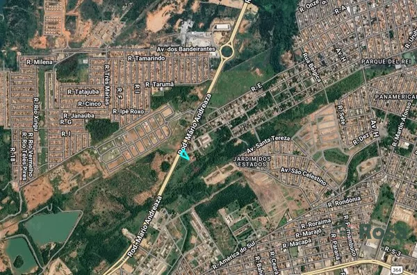 Terreno de esquina na Av. Mário Andreazza com 2013m²