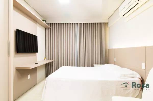 Apartamento para Locação com 2 Quarto(s), sendo 1 Suíte, Varanda Gourmet Mobiliado no Condomínio Brasil Beach Cuiabá - Foto 9