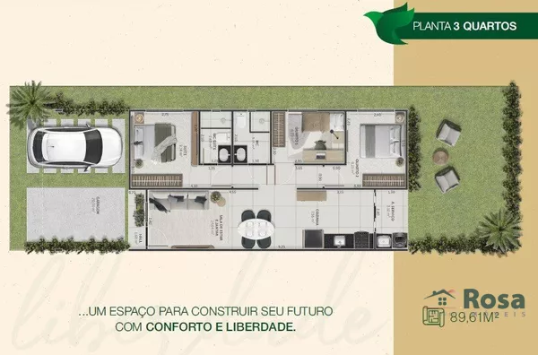 Casa em condomínio para venda, 2 quarto(s),  Parque Cuiabá, Cuiabá - Foto 4