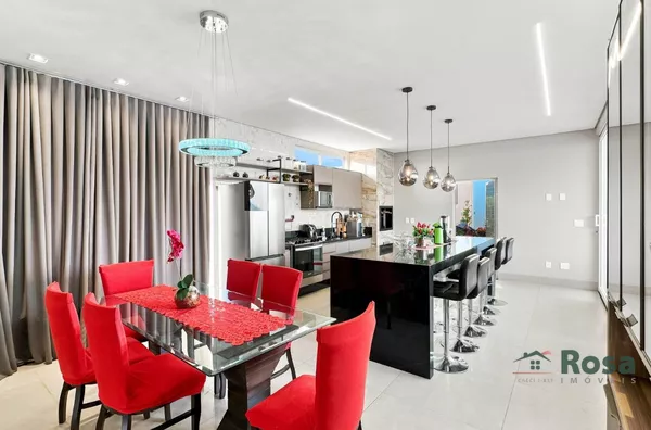 Casa de Alto Padrão no Condomínio Villa Jardim com 3 Suítes, Piscina Privativa e Espaço Gourmet - Foto 12