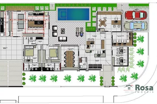 Casa integrada a Escritório para venda, 2 suítes, Parque Genebra, Várzea Grande-MT - Foto 17