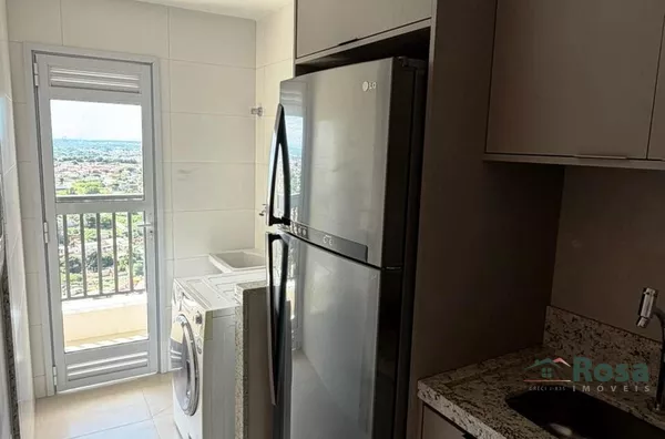 Apartamento Andar Alto, Completo e Decorado no Condomínio Alvorada