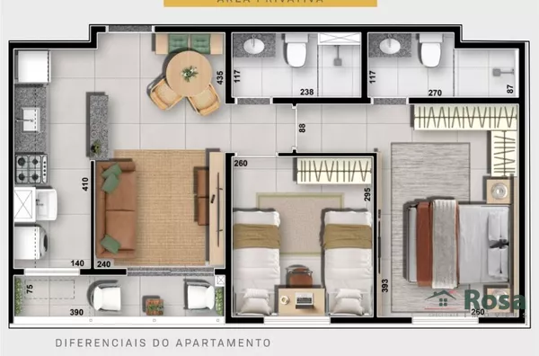 Apartamento para venda,  Gms, Cuiabá - Foto 4