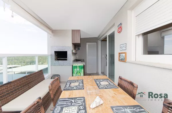 Apartamento para Locação com 2 Quarto(s), sendo 1 Suíte, Varanda Gourmet Mobiliado no Condomínio Brasil Beach Cuiabá - Foto 4