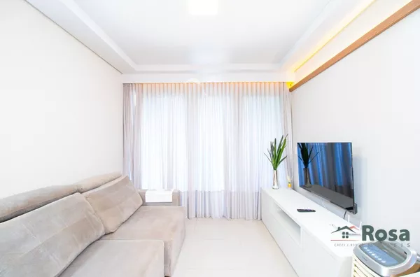 Apartamento para Locação com 2 Quarto(s), sendo 1 Suíte, Varanda Gourmet Mobiliado no Condomínio Brasil Beach Cuiabá - Foto 1