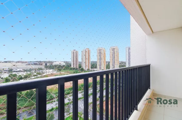 Apartamento Andar Alto, Completo e Decorado no Condomínio Alvorada - Foto 5