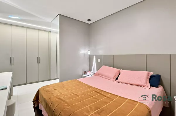 Casa de Alto Padrão no Condomínio Villa Jardim com 3 Suítes, Piscina Privativa e Espaço Gourmet - Foto 17