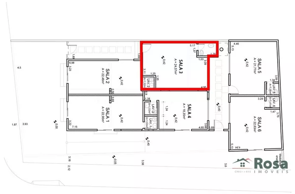 Sala Comercial Para Locação no Bairro JARDIM IMPERIAL, Várzea Grande! - Foto 6