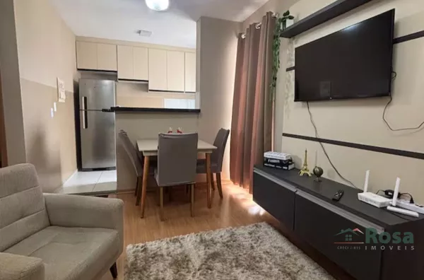 Apartamento Mobiliado (Porteira fechada) para venda, 02 quartos, Jardim Imperial, Cuiabá - Foto 1