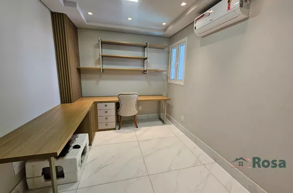 Apartamento de luxo com lagoa e praia artificial para venda com móveis, próximo ao Colégio Plural,  Ribeirão Do Lipa, Cuiabá - Foto 6