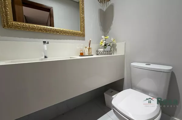 SOBRADO EM CONDOMINIO FECHADO, com suite na parte inferior, PRÓXIMO AO SHOPPING ESTAÇÃO, para venda VILLAGE FLAMBOYANT Cuiabá - Foto 6