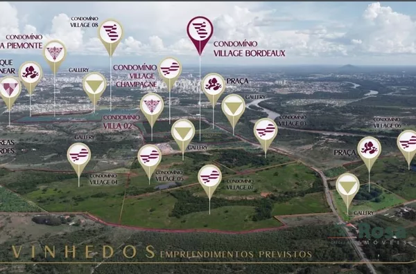 Terrenos em condomínio para venda,  Village Bordeaux, Cuiabá - Foto 3