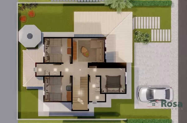 Sobrado em condomínio fechado para aluguel,  Bom Clima, Chapada Dos Guimarães - Foto 3