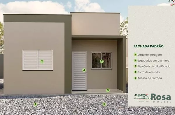 Casa em condomínio para venda, 2 quarto(s)Altos do Parque, Cuiabá. - Foto 1