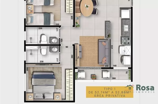 Apartamento para venda,  Gms, Cuiabá - Foto 3