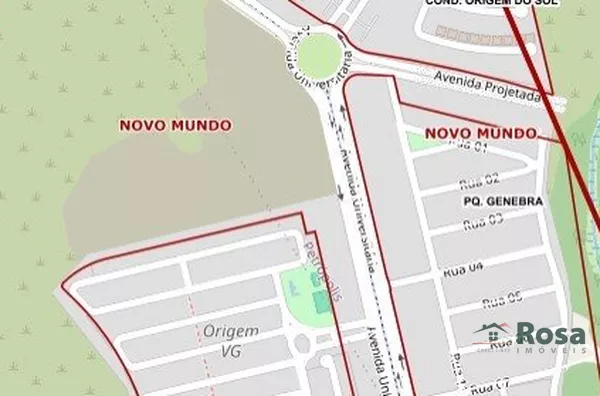 Terreno para venda, 450m², Próximo ao Fórum, Parque Genebra, Chapéu do Sol, Várzea Grande - Foto 4