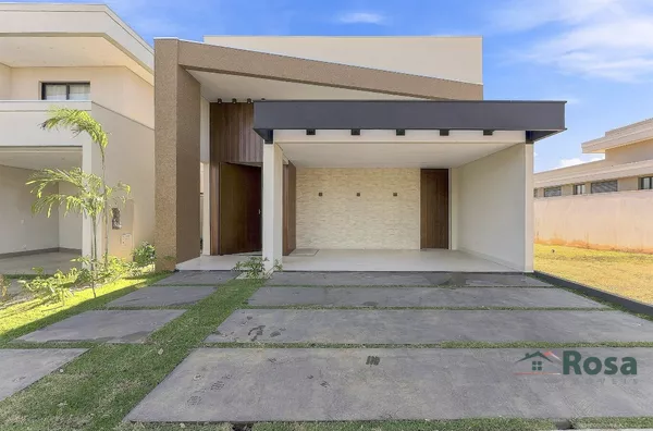 Casa contemporânia térrea, 3 suítes, Condomínio Belevedere II - Foto 1