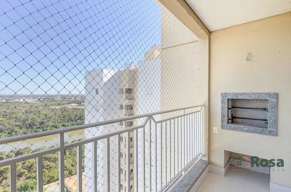 Apartamento para venda novo, nunca habitado, com 3 quarto(s) sendo 1 suíte, com vista impactante, próximo da Unic e Univag, Grande Terceiro, Cuiabá. - Foto 5